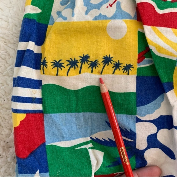 VTG Single-Stitch Beach Surf Drawstrng Board Short - Picture 10 of 10